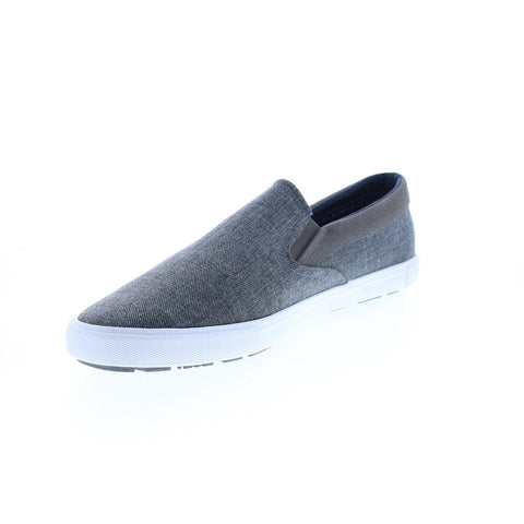 Ben Sherman Pete Slip On BNM00004 Mens Gray Canvas Lifestyle Sneakers Shoes