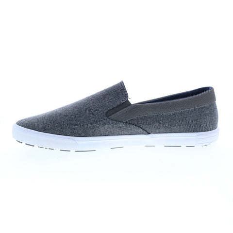Ben Sherman Pete Slip On BNM00004 Mens Gray Canvas Lifestyle Sneakers Shoes