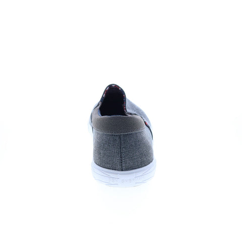 Ben Sherman Pete Slip On BNM00004 Mens Gray Canvas Lifestyle Sneakers Shoes