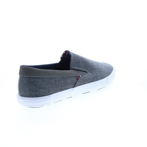 Ben Sherman Pete Slip On BNM00004 Mens Gray Canvas Lifestyle Sneakers Shoes