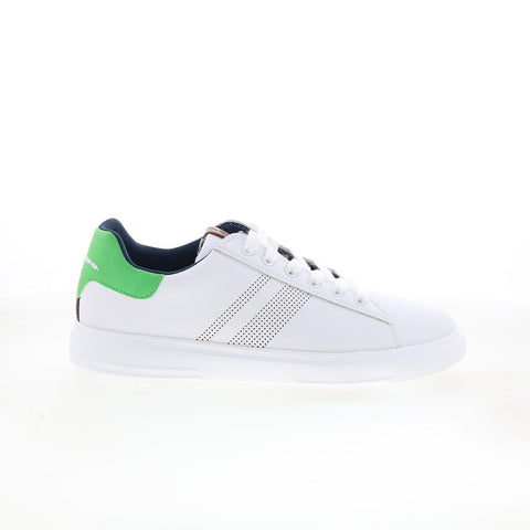 Ben Sherman Hardie Trainer Mens White Synthetic Lifestyle Sneakers Shoes
