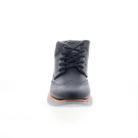 Ben Sherman Omega Casual Wingtip Boot Mens Black Casual Dress Boots