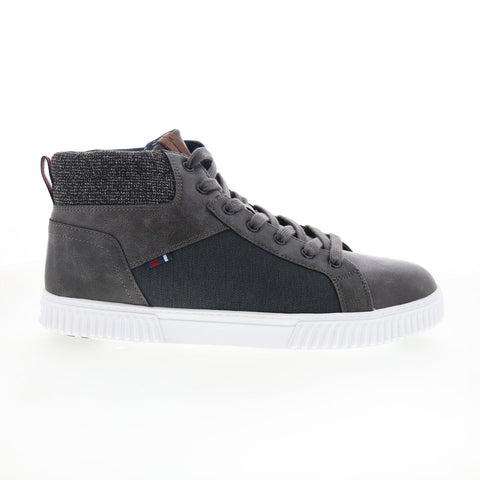 Ben Sherman Markus HI Top BNMF21020 Mens Gray Lifestyle Sneakers Shoes