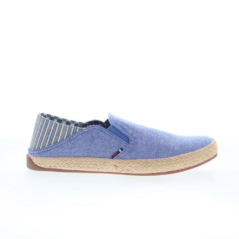 Ben Sherman Prill Heel Slip Stripe Mens Blue Canvas Lifestyle Sneakers Shoes