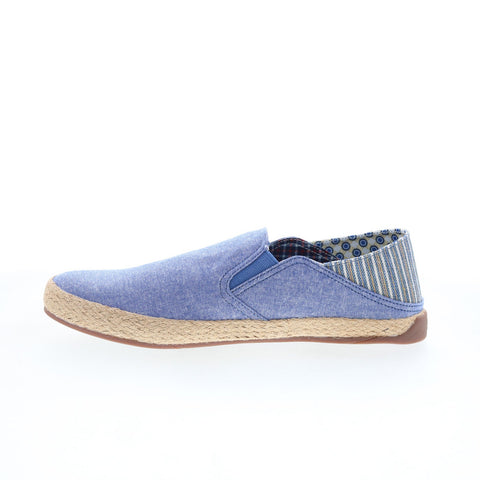 Ben Sherman Prill Heel Slip Stripe Mens Blue Canvas Lifestyle Sneakers Shoes