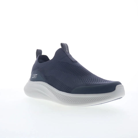 Skechers Bobs Moda Flex - Broad Acre Mens Blue Lifestyle Sneakers Shoes