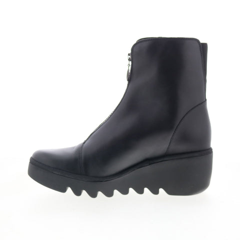 Fly London Boce BOCE457FLY-000 Womens Black Leather Casual Dress Boots