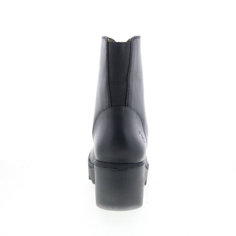 Fly London Boce BOCE457FLY-000 Womens Black Leather Casual Dress Boots