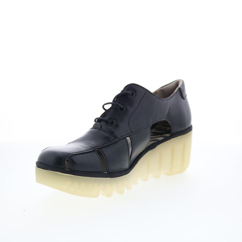 Fly London Bogi BOGI466FLY-000 Womens Black Oxfords & Lace Ups Casual Shoes
