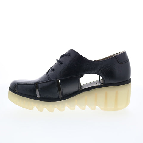 Fly London Bogi BOGI466FLY-000 Womens Black Oxfords & Lace Ups Casual Shoes