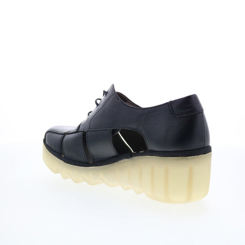 Fly London Bogi BOGI466FLY-000 Womens Black Oxfords & Lace Ups Casual Shoes