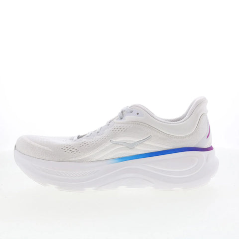 Hoka Bondi 9 Wide 1162014-CYWH Womens Gray Wide Mesh Athletic Running Shoes