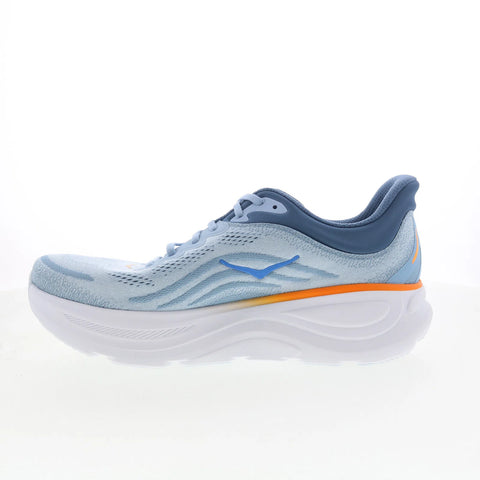 Hoka Bondi 9 Wide 1162013-DNP Mens Blue Wide Mesh Athletic Running Shoes