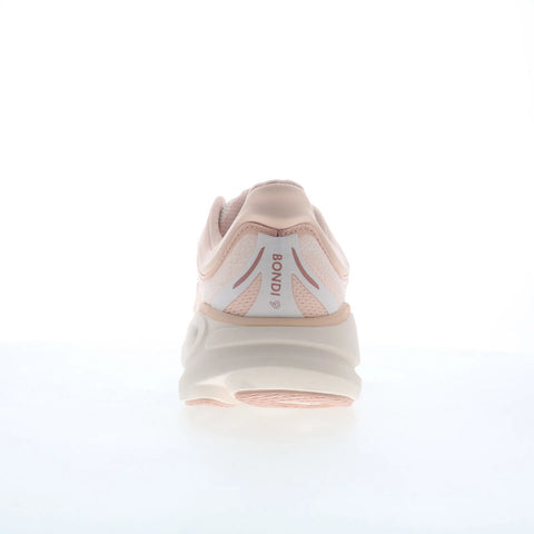 Hoka Bondi 9 Wide 1162014-RLTT Womens Pink Wide Athletic Running Shoes