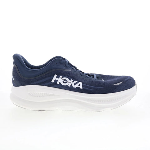 Hoka Bondi 9 X-Wide 1162015-VYN Mens Blue Extra Wide Athletic Running Shoes