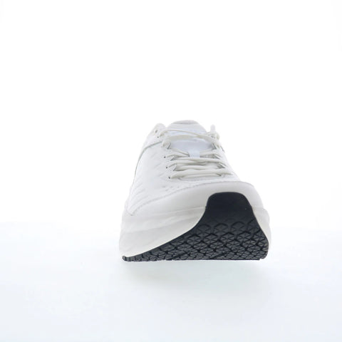 Hoka Bondi SR 1110520-FTFR Mens White Leather Athletic Running Shoes