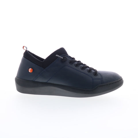 Softinos Bonn BONN667SOF-002 Womens Blue Leather Lifestyle Sneakers Shoes