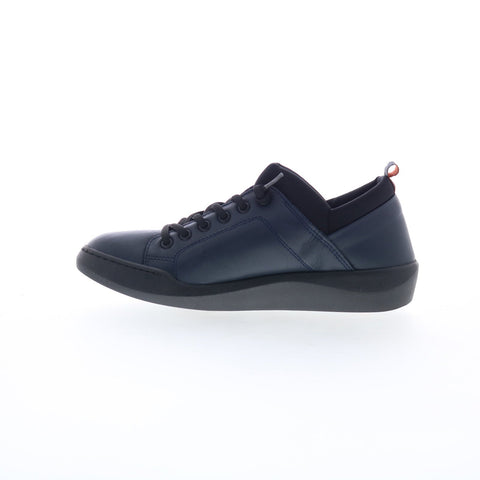 Softinos Bonn BONN667SOF-002 Womens Blue Leather Lifestyle Sneakers Shoes