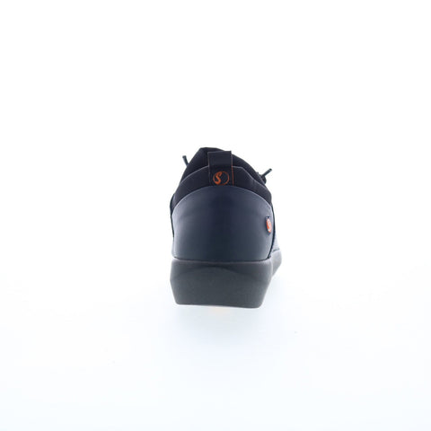 Softinos Bonn BONN667SOF-002 Womens Blue Leather Lifestyle Sneakers Shoes