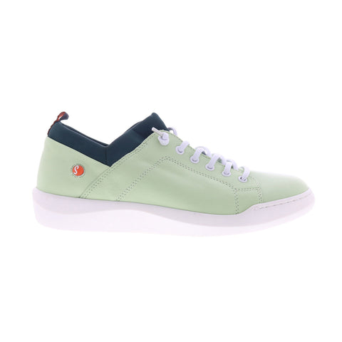 Softinos Bonn BONN667SOF-017 Womens Green Leather Lifestyle Sneakers Shoes