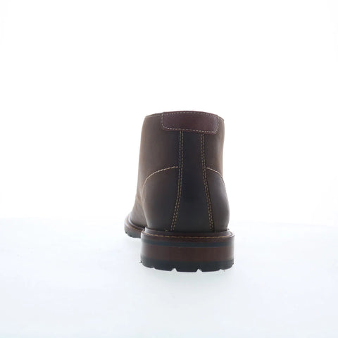 Johnston & Murphy Boswell 59-5434 Mens Brown Leather Lace Up Chukkas Boots