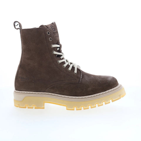 Greats Bowery Boot BOWB01SG-B57 Mens Brown Suede Casual Dress Boots
