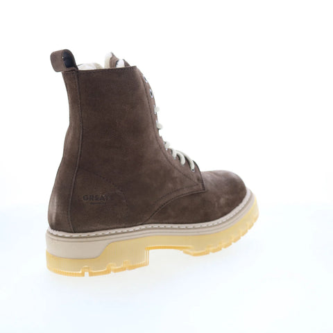 Greats Bowery Boot BOWB01SG-B57 Mens Brown Suede Casual Dress Boots