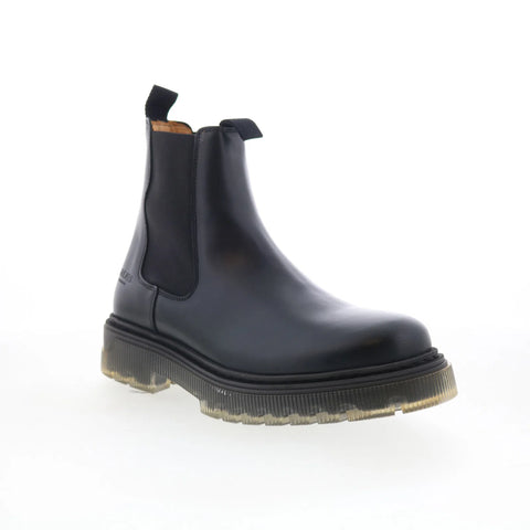 Greats Bowery Chelsea BOWC01SG-CUQ Mens Black Leather Slip On Chelsea Boots