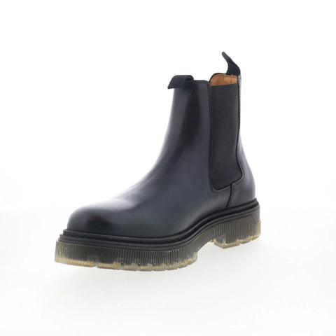 Greats Bowery Chelsea BOWC01SG-CUQ Mens Black Leather Slip On Chelsea Boots