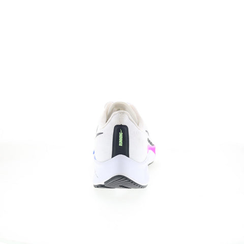 Nike Air Zoom Pegasus 37 BQ9646-103 Mens White Canvas Athletic Running Shoes