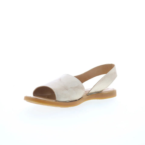 Born Inlet BR0002270 Womens Beige Leather Slip On Slingback Sandals Shoes