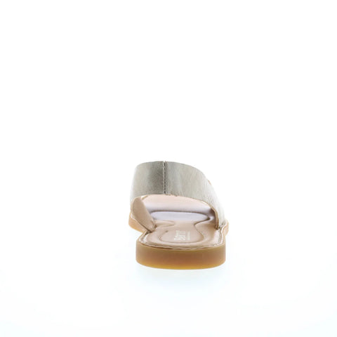 Born Inlet BR0002270 Womens Beige Leather Slip On Slingback Sandals Shoes
