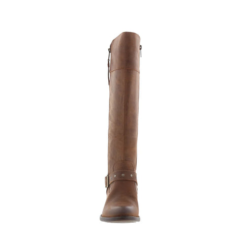 Born Alize BR0015706 Womens Brown Leather Zipper Knee High Boots