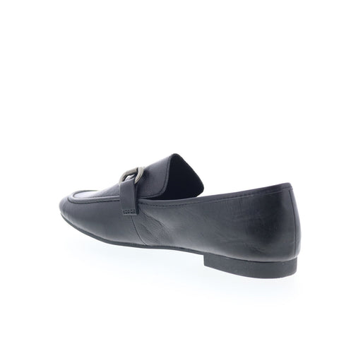 Born Beca BR0018603 Womens Black Leather Slip On Ballet Flats Shoes