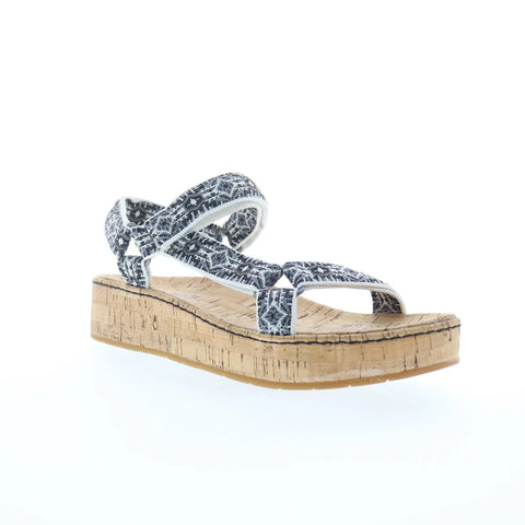 Born Sirena BR0035400 Womens Black Synthetic Slingback Sandals Shoes