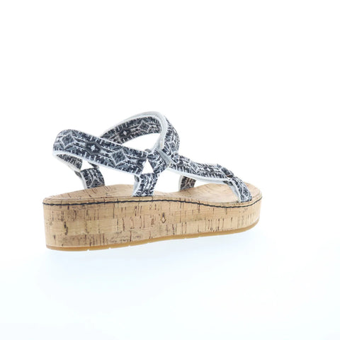 Born Sirena BR0035400 Womens Black Synthetic Slingback Sandals Shoes