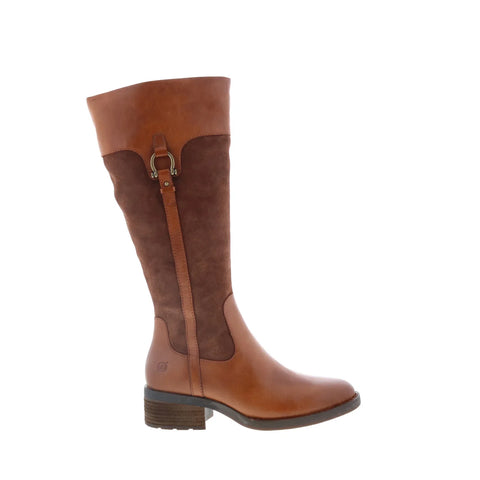 Born Ginger BR0042762 Womens Brown Leather Zipper Knee High Boots