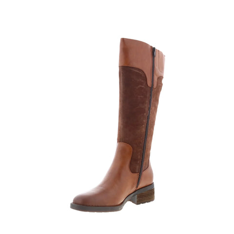 Born Ginger BR0042762 Womens Brown Leather Zipper Knee High Boots
