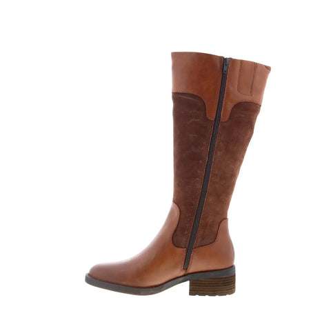 Born Ginger BR0042762 Womens Brown Leather Zipper Knee High Boots