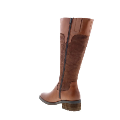 Born Ginger BR0042762 Womens Brown Leather Zipper Knee High Boots