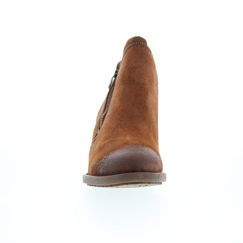 Born Montoro ll BR0044057 Womens Brown Leather Zipper Ankle & Booties Boots