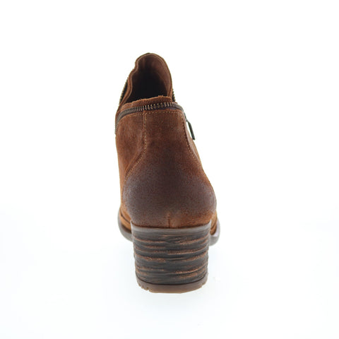 Born Montoro ll BR0044057 Womens Brown Leather Zipper Ankle & Booties Boots