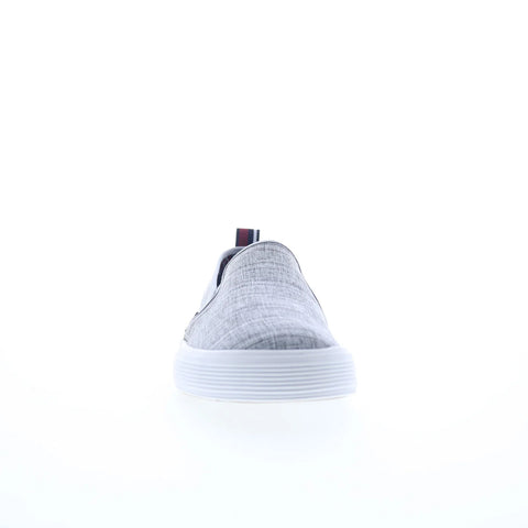 Ben Sherman Bradford Slip On Mens Gray Canvas Lifestyle Sneakers Shoes