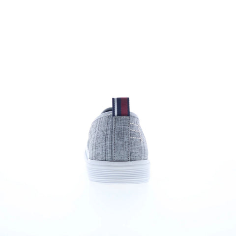 Ben Sherman Bradford Slip On Mens Gray Canvas Lifestyle Sneakers Shoes