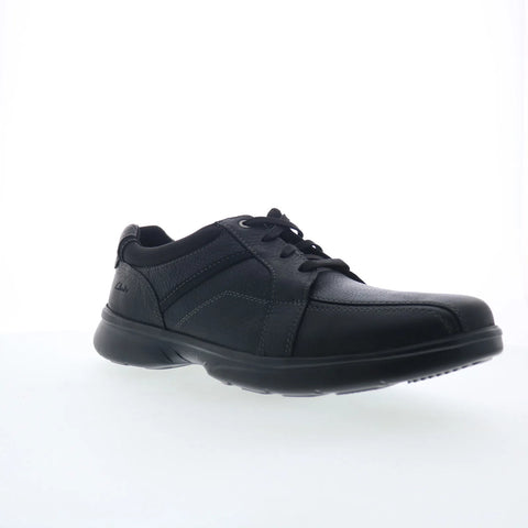 Clarks Bradley Walk 26153332 Mens Black Wide Oxfords & Lace Ups Casual Shoes