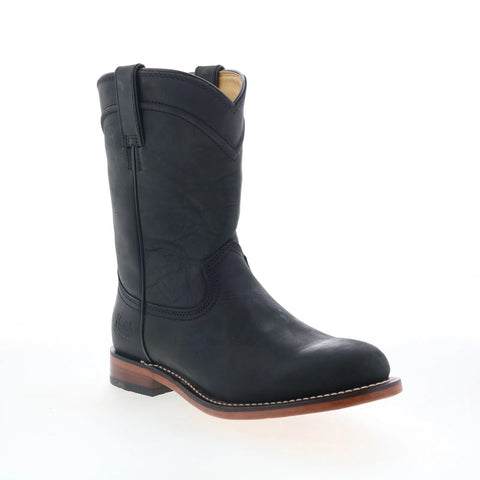 Justin Boots Braswell 10" RP3741 Mens Black Leather Cowboy Western Boots