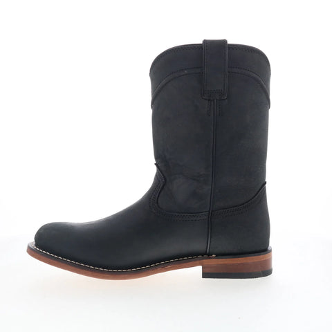 Justin Boots Braswell 10" RP3741 Mens Black Leather Cowboy Western Boots