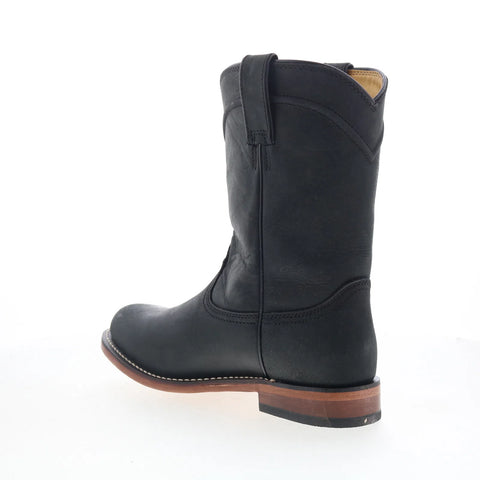 Justin Boots Braswell 10" RP3741 Mens Black Leather Cowboy Western Boots