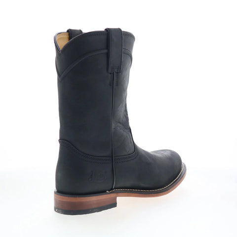 Justin Boots Braswell 10" RP3741 Mens Black Leather Cowboy Western Boots