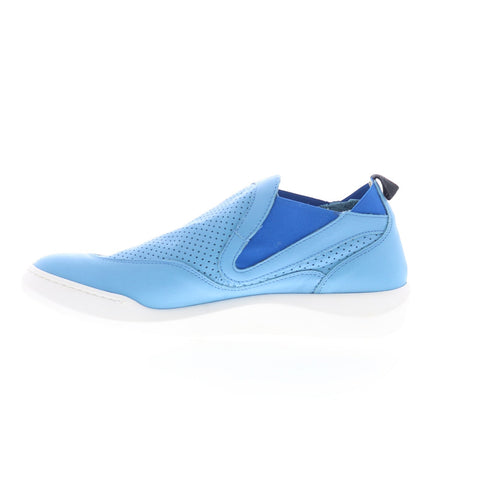 Softinos Bray BRAY721SOF-003 Womens Blue Leather Lifestyle Sneakers Shoes